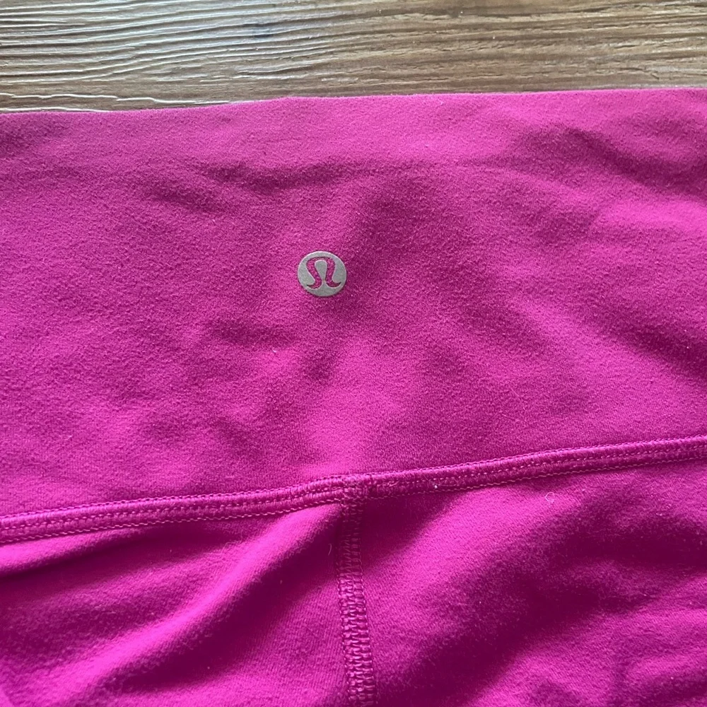 Lululemon leggings hot pink 25 inch inseam size 6 - Picture 2 of 5